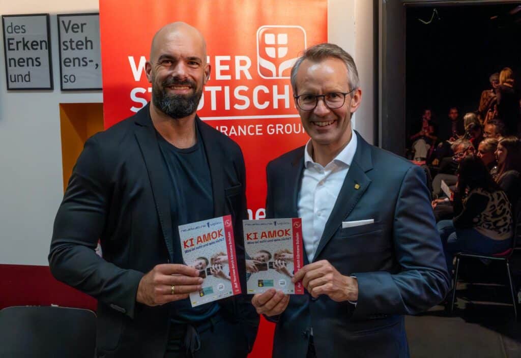 Clemens Luderer mit Partner von Wr. Städtischen